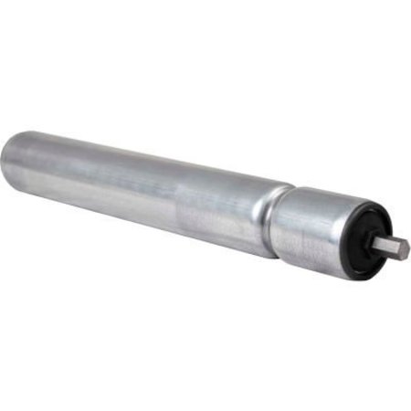 OMNI METALCRAFT 1.9" Dia. x 16 Ga. Galvanized Single Grooved Roller for 18" O.A.W. Omni Conveyors 42075-18-GP